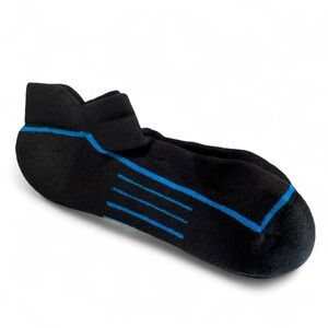 No Nonsense Mens Premium Tab Back No Show Socks Size 6-12 Black Blue